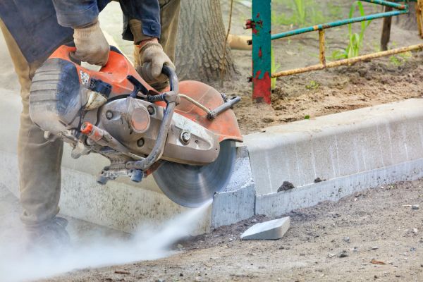 Concrete Curb Cutting in Summerville