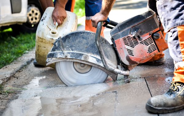 Sidewalk Cutting in Summerville