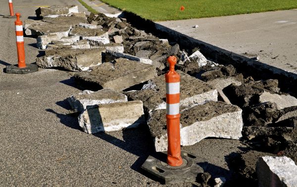 Concrete Curb Removal in Summerville