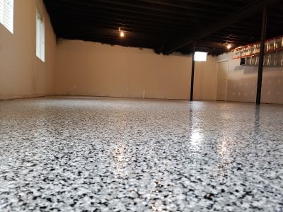 Basement Floor Polishing